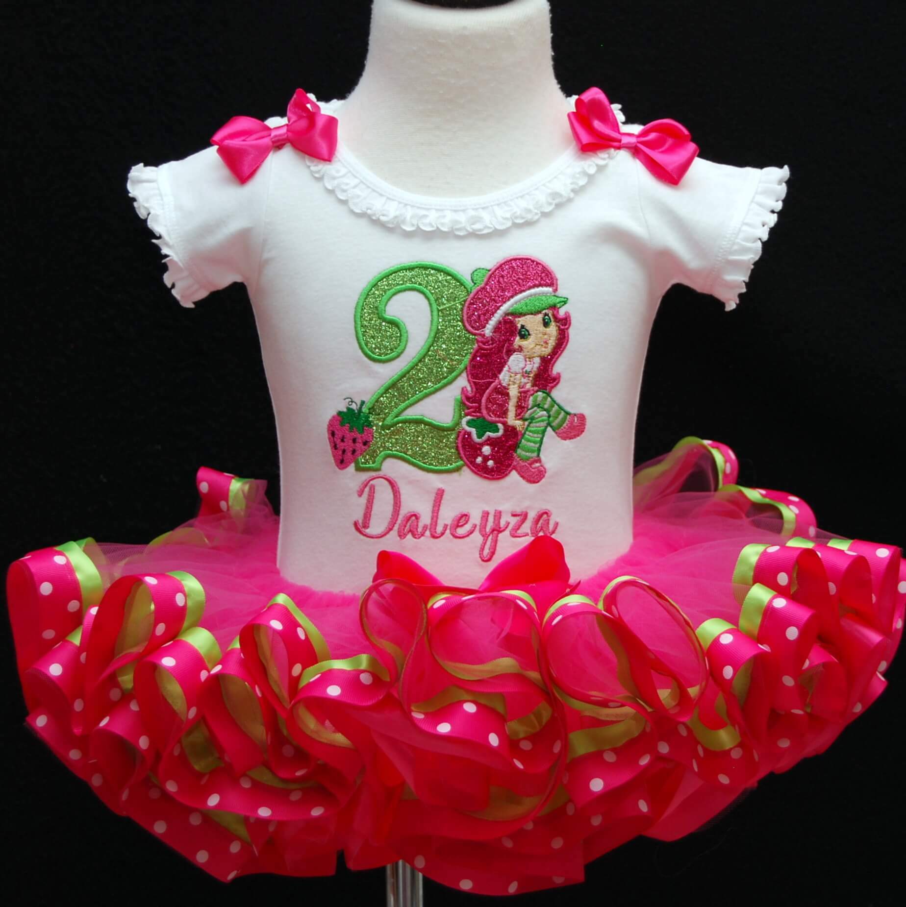 strawberry shortcake birthday outfit